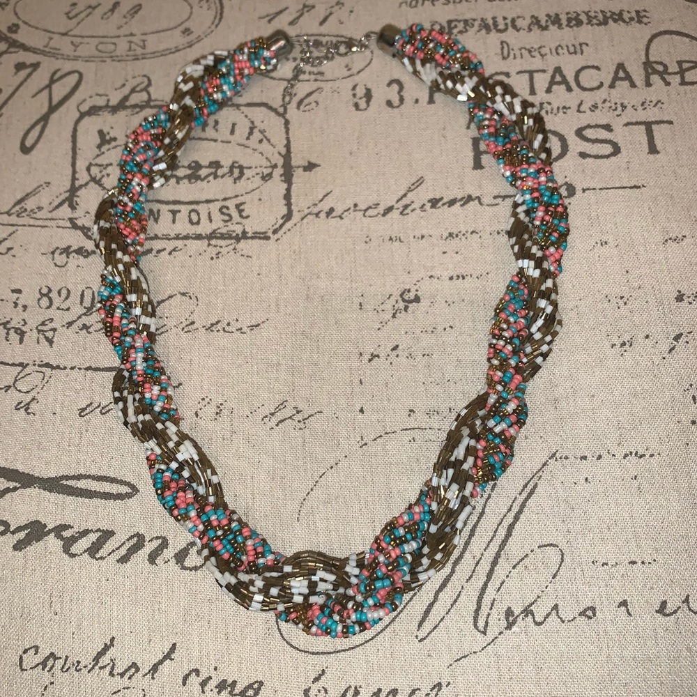 Color color adjustable necklace